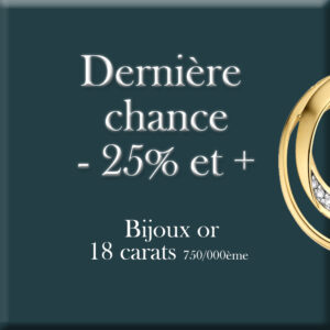 Dernière chance OR 18 carats 750